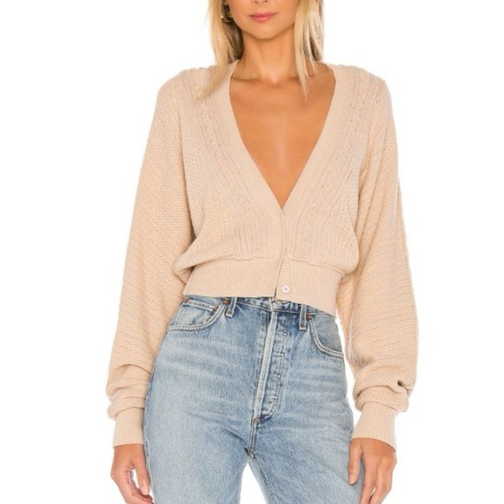 Free People Moon River Earth Angel Cardigan NWT Large